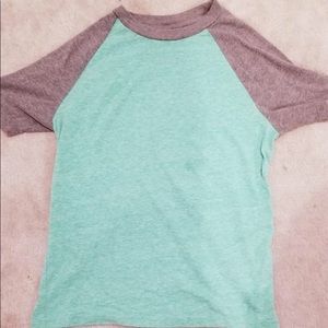 A plain light Blue and Gray shirt